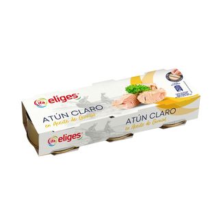 IFA ELIGES Atún Claro En Aceite De Girasol 52G, Pk-3