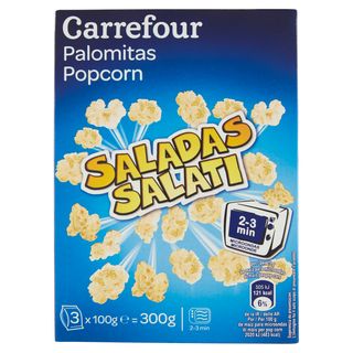 Carrefour Popcorn Salati 3 x 100 g