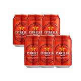 Pack 6x Estrella Damm Cerveza Lata 330ml