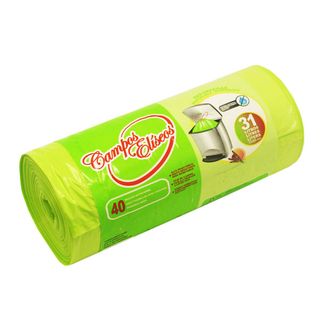 Bolsas De Basura Baño Perfumada Autocierre 31L 40Uds. Campos Eliseos (8435014382361)