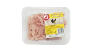 Auchan - Paski z fileta z piersi kurczaka - 400 g
