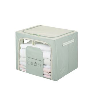 Scatola armadio 50x40x40 cm doppia cerniera e scritta - verde
