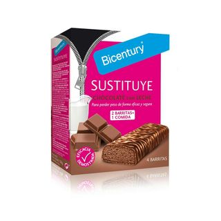 Barrita Sustitutiva De Chocolate Bicentury 128 Gr (153635)