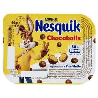 Nesquik Chocoballs Yogurt Al Gusto Di Fiordilatte 120 G - 122732