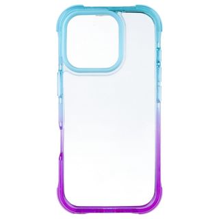 Funda Bumper Reforzada Degradada Morado para iPhone 16 Pro