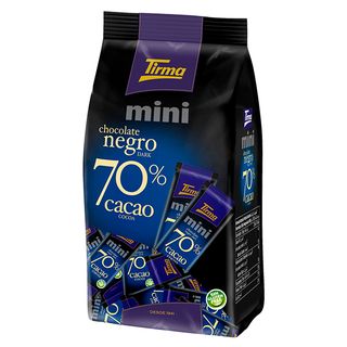 Tirma chocolate 70% cacao bolsa 210 g