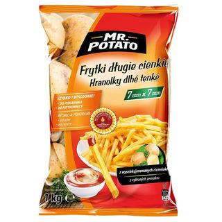 Mr. Potato Frytki Długie Cienkie 7 mm x7 mm 1 kg