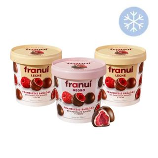 Pack Franui Chocolate con Leche x2 + Chocolate Negro