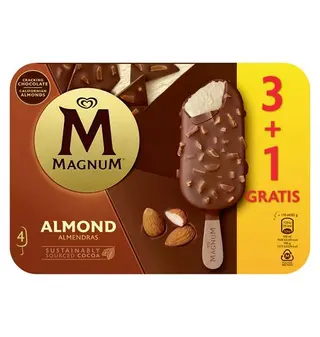Helado Magnum Almendras 3 Uds.