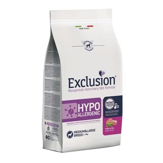 Exclusion hypoallergenic dog medium&large maiale 2kg