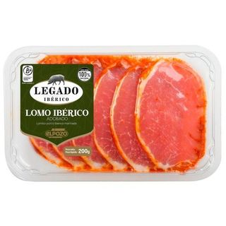 Lomo Adobado De Cerdo Ibérico Bandeja 200 G
