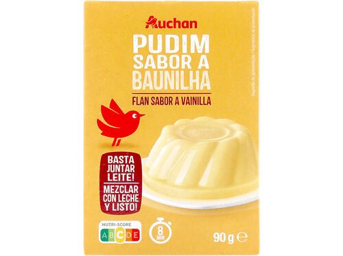 PUDIM AUCHAN SABOR BAUNILHA 90G