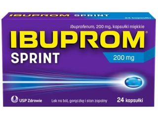 Ibuprom Sprint Caps 200 mg 24 kapsułek