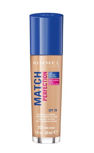 Rimmel Match Perfection Podkład do twarzy, 203 True Beige