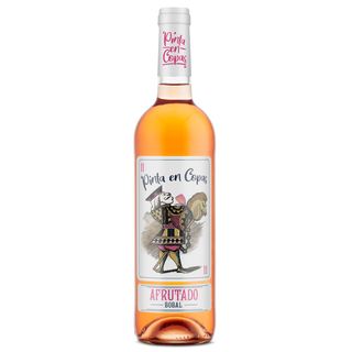 Vino Rosado Bobal Pinta En Copas Botella 75 Cl
