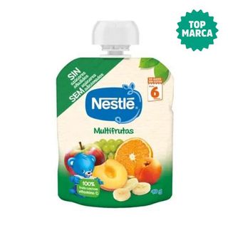 Bolsa Puré de Fruta Multifrutas + 4 Meses Nestlé 90G