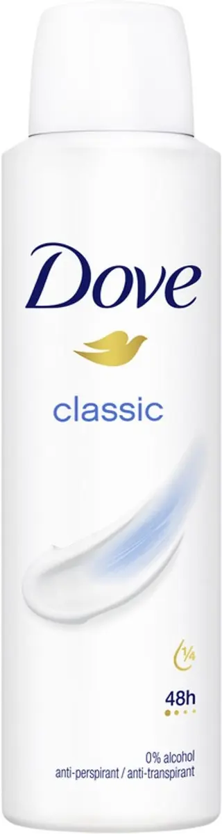 Dove Deodorante 48H Classic Care Spray 150Ml   Eli6902