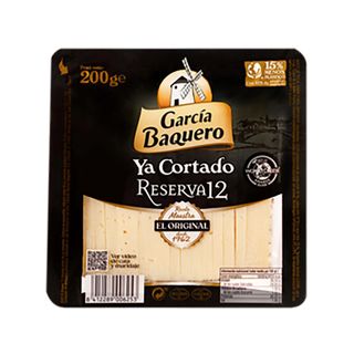 Queso Reserva Ya Cortado Garcìa Baquero 200 G.