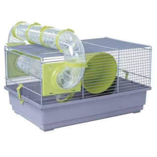 Voltregà Jaula con Túnel y Rueda para hámsteres rusos