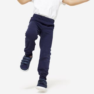 Pantalón Chándal Bebé Domyos 100 Azul Marino 103-112Cm 4-5A Azul