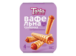 Ciasteczka Rurki z mlekiem skondensowanym "La Tarta" 200g
