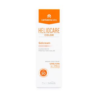 Color Gel Cream Brown Protector Solar Con Color Spf50 50Ml. Heliocare (8470001571434)