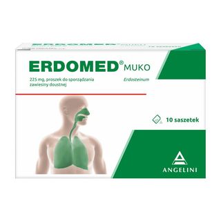 Erdomed Muko, 225 mg, proszek do sporządzania zawiesiny dous