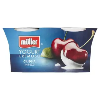 Müller Yogurt Cremoso Ciliegia In Pezzi 2 X 125 G - 115883