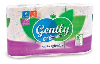 Carta igienica profumata 6 rotoli, 3 veli