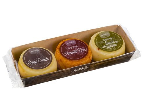 CESTO C/3 QUEIJOS MONTIQUEIJO 3X90G