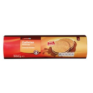 Galletas Spar Rellenas De Chocolate 500Gr