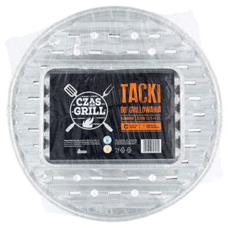 Czas Na Grill Tacki do grillowania aluminiowe 3 szt. + 3 szt.