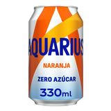 Aquarius Zero Azúcar Naranja Lata 330ml