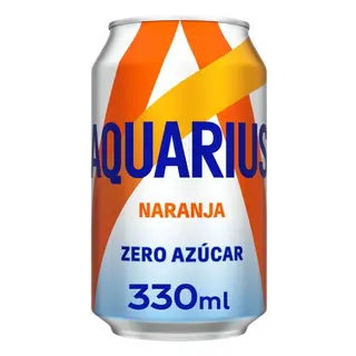 Aquarius Zero Azúcar Naranja Lata 330ml