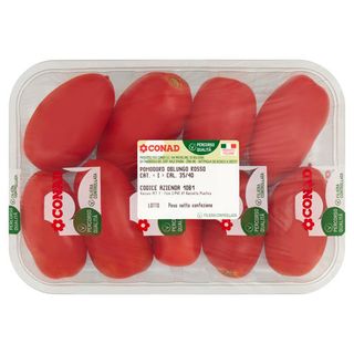 CONAD Percorso Qualità Pomodoro Oblungo Rosso Italia Cal. 40/47 700 g - 8003170017979