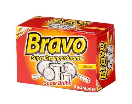 Esfregão Regual Bravo 6un