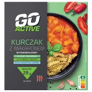 Go Active Danie proteinowe kurczak z makaronem w sosie toskańskim, 420 g