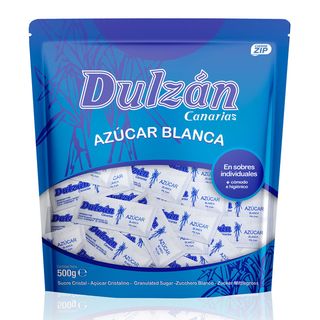 Dulzán azúcar blanca en sobres 500 g