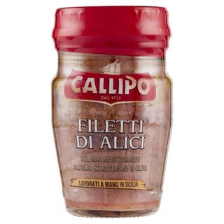 Callipo Filetti di Alici del Mar Mediterraneo all'Olio Extravergine di Oliva 75 g
