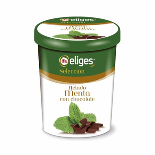 Helado Tarrina Menta/Chocolate Ifa Eliges 500Ml