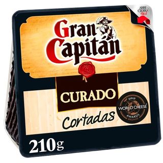 Queso Cortaditas Curado Gran Capitan 210 G