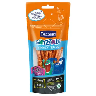 Tarczyński Gryzzale Kabanoski z kurczaka z indykiem, 90 g