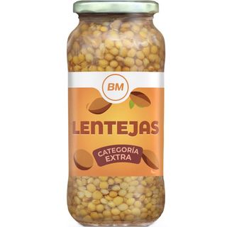 BM Lenteja Cocidas 580 G