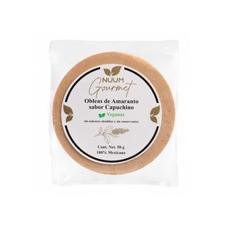 Obleas de Amaranto sabor Capuchino 60g Nuum
