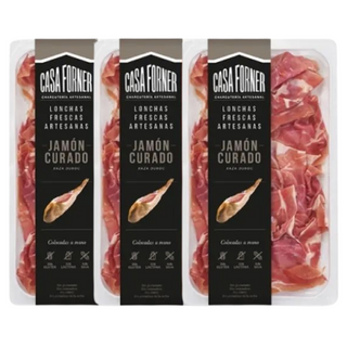 Pack 3x Casa Forner Jamón Serrano Duroc 80g