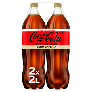 Refresco Coca-Cola Zero Zero Pack 2Uds. 2L.