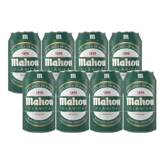 Pack 8x Mahou Clásica Cerveza Lata 330ml