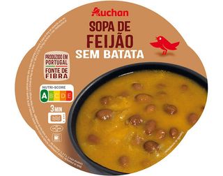 SOPA DE FEIJÃO AUCHAN 800 G