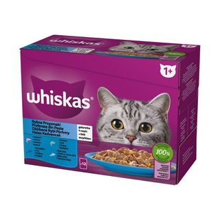 Whiskas Karma dla kota rybne przysmaki w galaretce 12x85 g