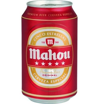 Cerveza Mahou 5 Estrellas Lata 33 Cl